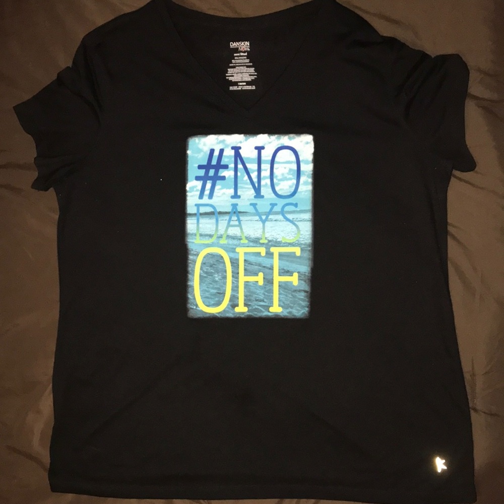 2 Danskin Now tee shirts